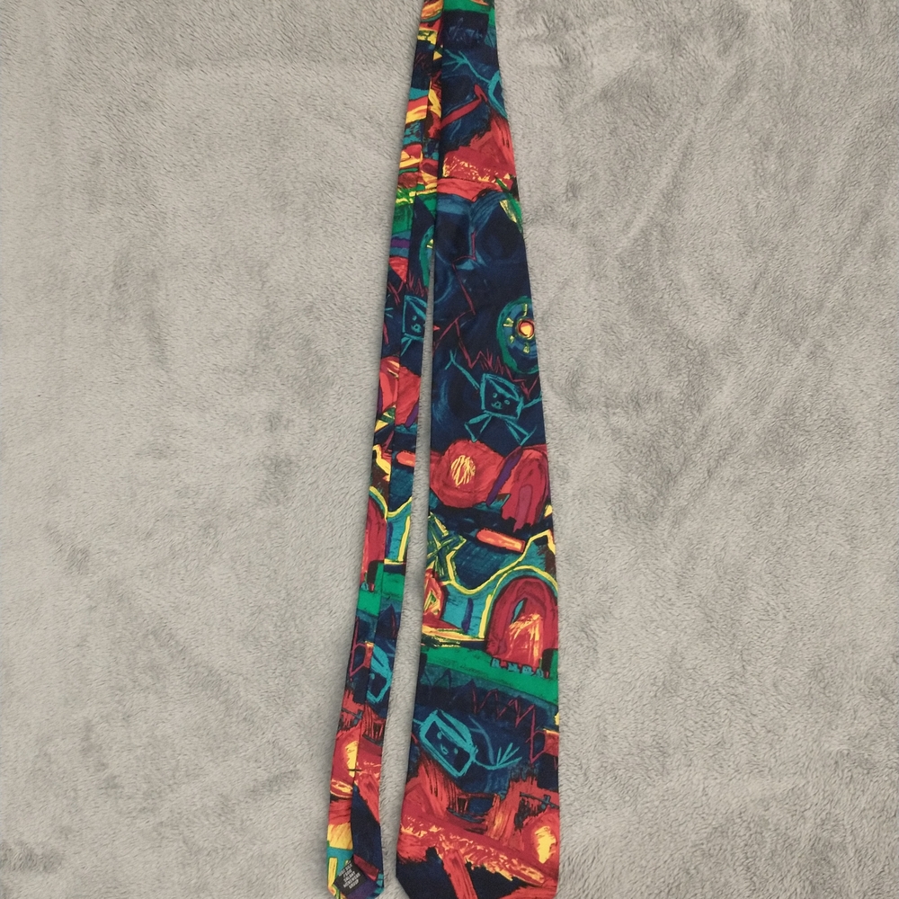 EUC Save the Children "Selena Age 9" 100% Silk Men's Necktie